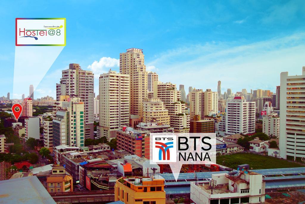 Hostel 8 Sukhumvit Soi 8 בנגקוק מראה חיצוני תמונה